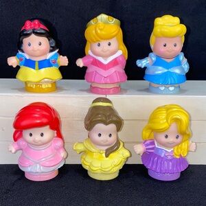 6 👑 Disney Princess Little People
